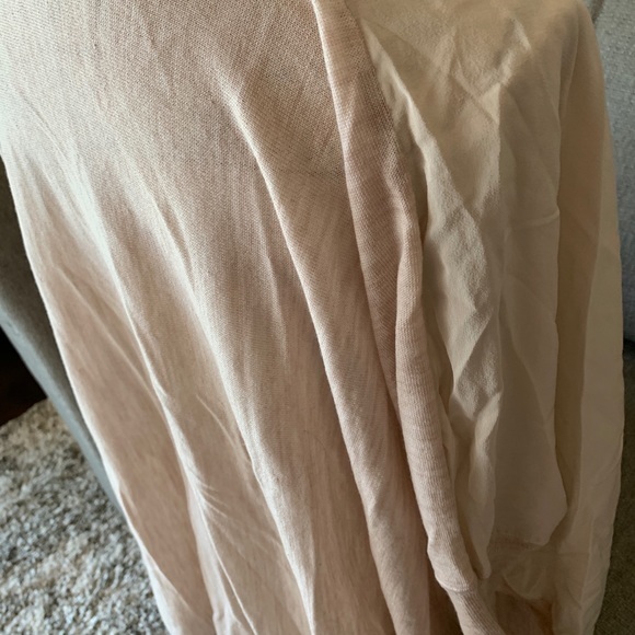 NWT AllSaints Stunning Silk Shrug Top Small - Picture 4 of 8